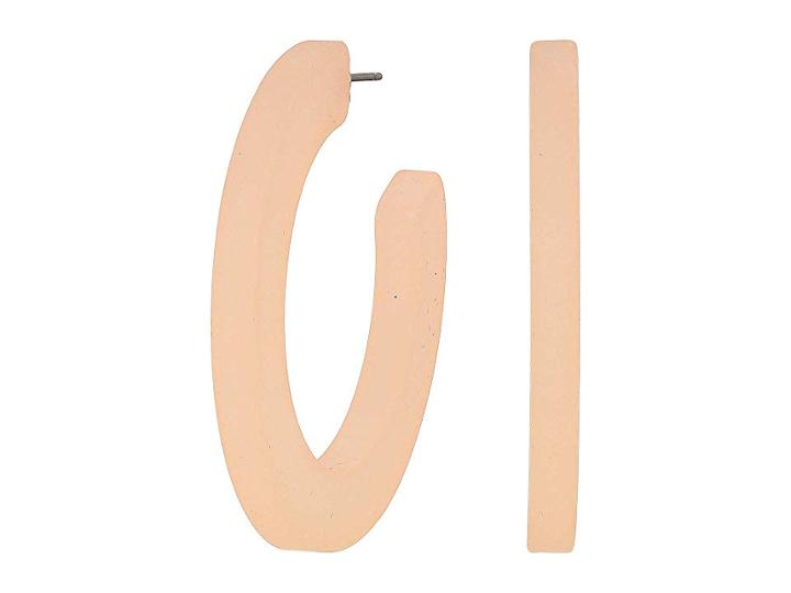 Shashi Madonna Hoop Earrings (pink) Earring