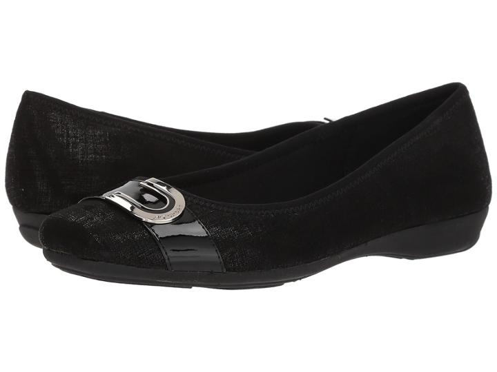 Anne Klein Ura (black Multi Fabric) Women's Shoes