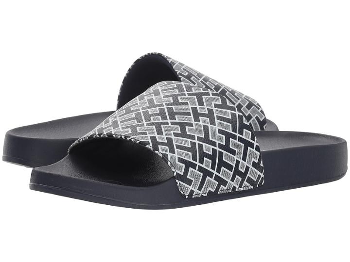 Tommy Hilfiger Darlen (dark Blue Leather) Women's Shoes