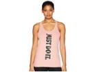 Nike Dri-fittm Cotton Just Do It Dry Tank Top (rust Pink) Women's Sleeveless
