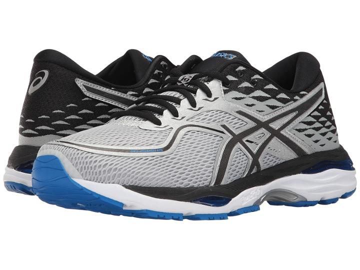 Asics Gel-cumulus(r) 19 (grey/black/directoire Blue) Men's Running Shoes