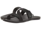 Olukai Kipuka (black Honu/dark Shadow Sea Turtple Print) Women's Sandals