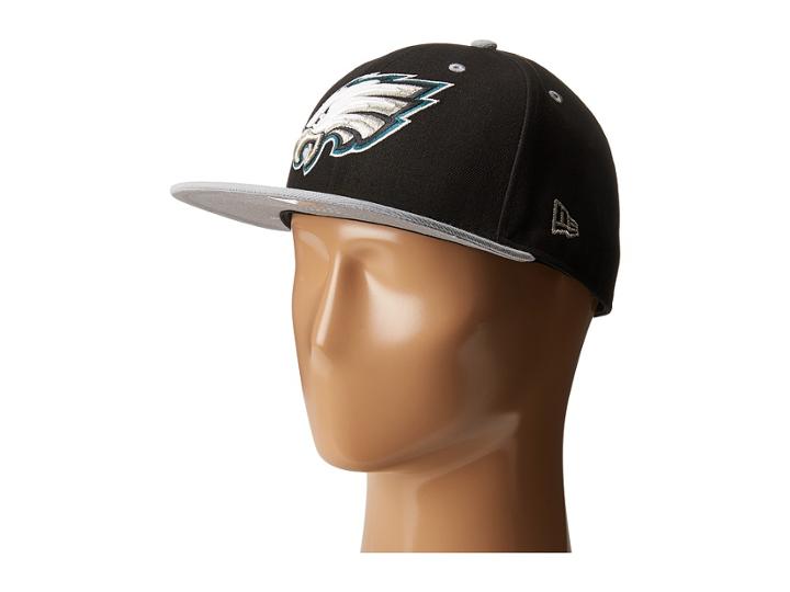 New Era Nfl Two-tone Team Philadelphia Eagles (black) Baseball Caps