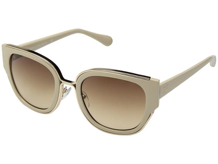 Diane Von Furstenberg Daisy (taupe) Fashion Sunglasses