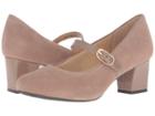 Trotters Candice (dark Nude Kid Suede Leather/patent) High Heels