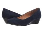 Cl By Laundry Marcie (indigo Super Suede) Women's Wedge Shoes