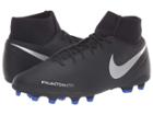 Nike Phantom Vsn Club Df Mg (black/metallic Silver/racer Blue) Men's Soccer Shoes