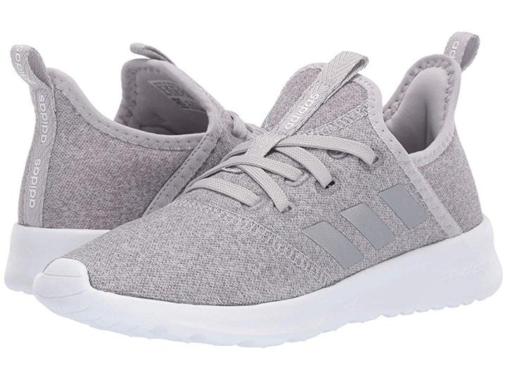 Adidas Kids Cloudfoam Pure (little Kid/big Kid) (grey Two/silver Metallic/footwear White) Kid's Shoes
