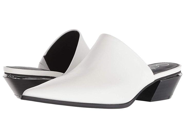 Calvin Klein Nafese (white Nappa Chris) Women's Shoes