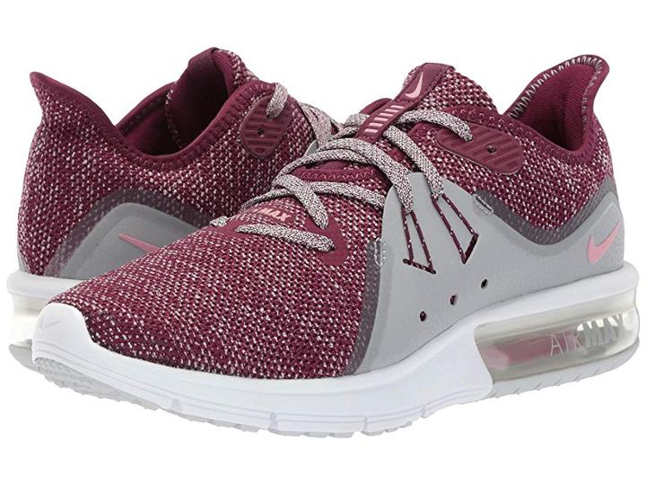 Nike Air Max Sequent 3 (bordeaux/elemental Pink/wolf Grey) Women's Shoes