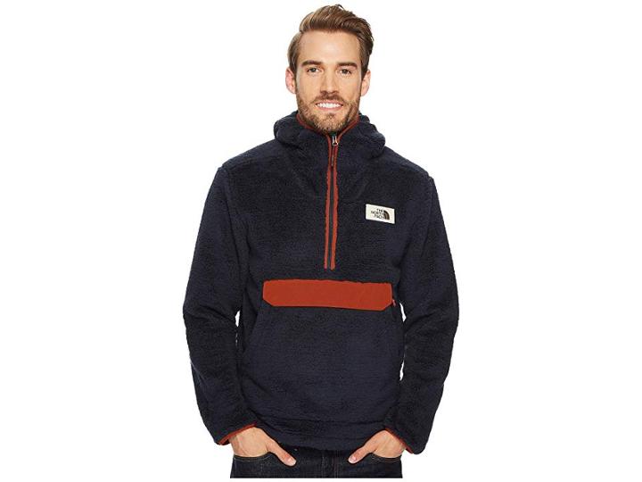The North Face Campshire Pullover Hoodie (urban Navy/brandy Brown (prior Season)) Men's Sweatshirt