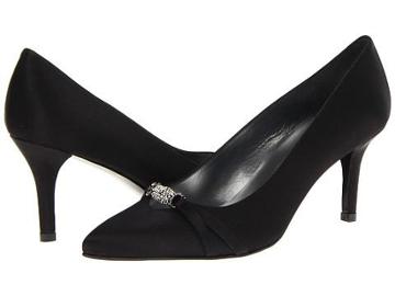 Stuart Weitzman Bridal & Evening Collection Debutant (black Satin) High Heels