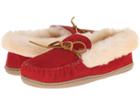 Minnetonka Alpine Sheepskin Moc (red) Women's Moccasin Shoes