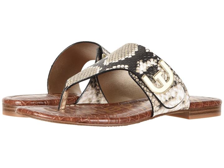 Sam Edelman Barry (natural Royal Snake Print Leather) Women's Sandals
