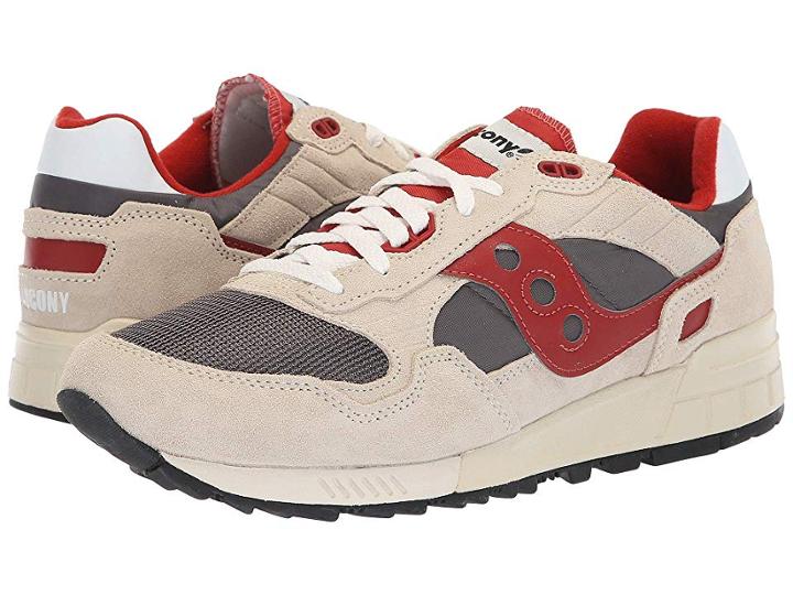 Saucony Originals Shadow 5000 Vintage (off-white/grey/red) Men's Classic Shoes