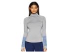 Obermeyer Ballet 1/4 Zip Base Layer (zinc Grey) Women's Clothing