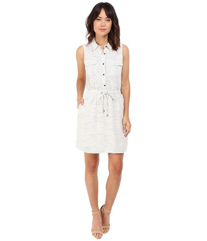 Splendid Marina Pinstripe Dress (natural) Women's Dress