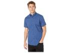 Ben Sherman Short Sleeve Paper Plane Print Shirt (blue) Men's T Shirt