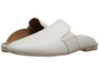 Frye Terri Gore Mule (white Crackle) Women's Clog/mule Shoes
