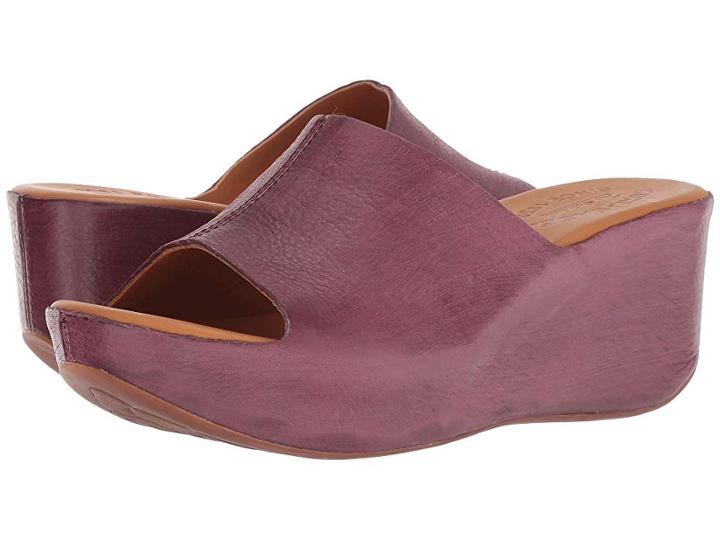 Kork-ease Greer (burgundy) Women's Wedge Shoes