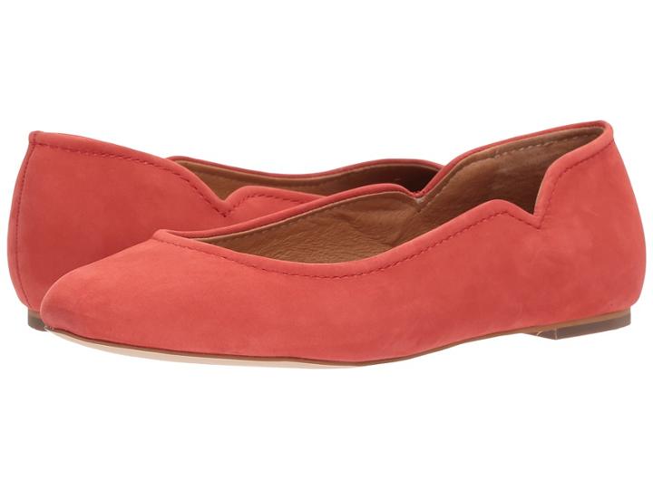 Cc Corso Como Callie (deep Red Soft Nubuck) Women's Flat Shoes