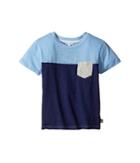 Splendid Littles Short Sleeve Pocket Tee (little Kids/big Kids) (blue) Boy's Clothing