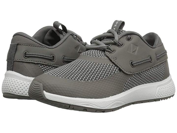 Sperry Kids 7 Seas 3-eye (little Kid/big Kid) (grey) Boys Shoes
