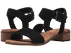 Toms Camilia (black Suede) Women's Sandals