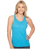 New Balance Heather Tech Tank Top (maldives Blue Heather) Women's Sleeveless