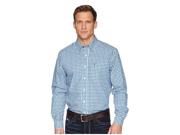 Cinch Cinch Modern Fit Basic (white) Men's Long Sleeve Button Up