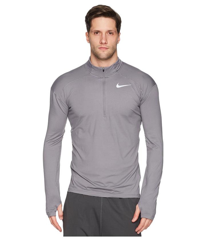 Nike Dry Element 1/2 Zip Running Top (gunsmoke) Men's Sweatshirt