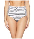 Tommy Bahama Sandbar Stripe High-waist Pants (white) Women's Swimwear