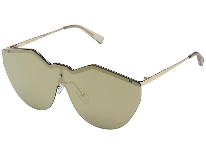 Le Specs Noir De Vie (god/gold Revo Mirror) Fashion Sunglasses