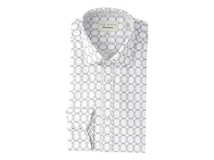Ted Baker Vanner Endurance Dress Shirt (grey) Men's Clothing