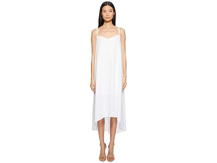 Escada Debidha Sleeveless Stripe Dress (white) Women's Dress