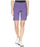 Jamie Sadock Fly Front 19 In. Shorts (aubergine) Women's Shorts