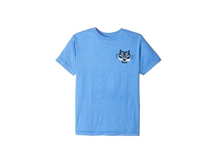 O'neill Kids Hell Cat Short Sleeve Screen Tee (big Kids) (heather Royal Blue) Boy's T Shirt