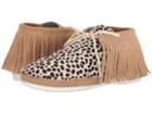 Warm Creature Fringe (leopard Natural) Women's Shoes