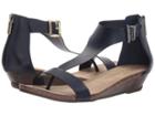 Kenneth Cole Reaction Great Mate (navy Smooth) Women's Sandals