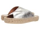 Free People Tuscan Slip-on Espadrille (silver) Women's Sandals