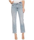 7 For All Mankind Edie W/ Bleach Holes In Mineral Desert Springs 2 (mineral Desert Springs 2) Women's Jeans