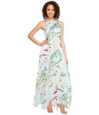 Eva By Eva Franco Octavia Dress (white Multi) Women's Dress