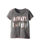 Peek Always Sparkle Tee (infant) (heather Grey) Girl's T Shirt