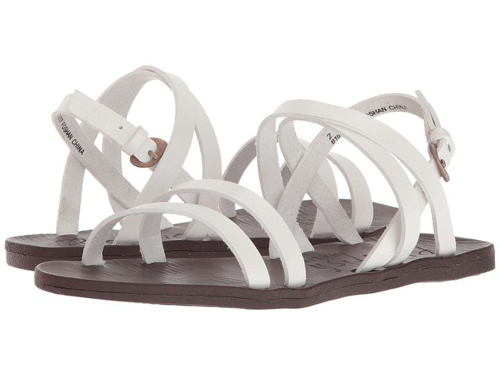 Blowfish Kids Damma-k (little Kid/big Kid) (pearl White Dyecut Pu) Girl's Shoes