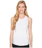 Under Armour Pinnacle Tank Top (white/metallic Silver) Women's Sleeveless
