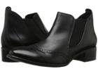 Paul Green Jay Slip-on (black Leather) Women's Boots