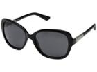 Guess Gu7455 (shiny Black/gradient Smoke) Fashion Sunglasses