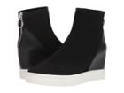Steve Madden Lizzie Wedge Sneaker (black) Women's Shoes