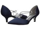 Adrianna Papell Lacy (navy Classic Satin) Women's 1-2 Inch Heel Shoes