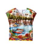 Dolce & Gabbana Kids River Print T-shirt (toddler/little Kids) (multi Print) Girl's T Shirt